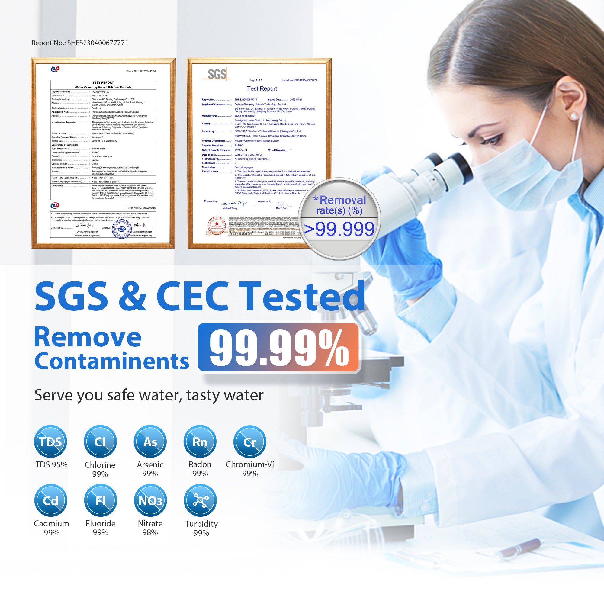 WaterFirst_Lamon Series R1PRO Reverse Osmosis Water Filter System