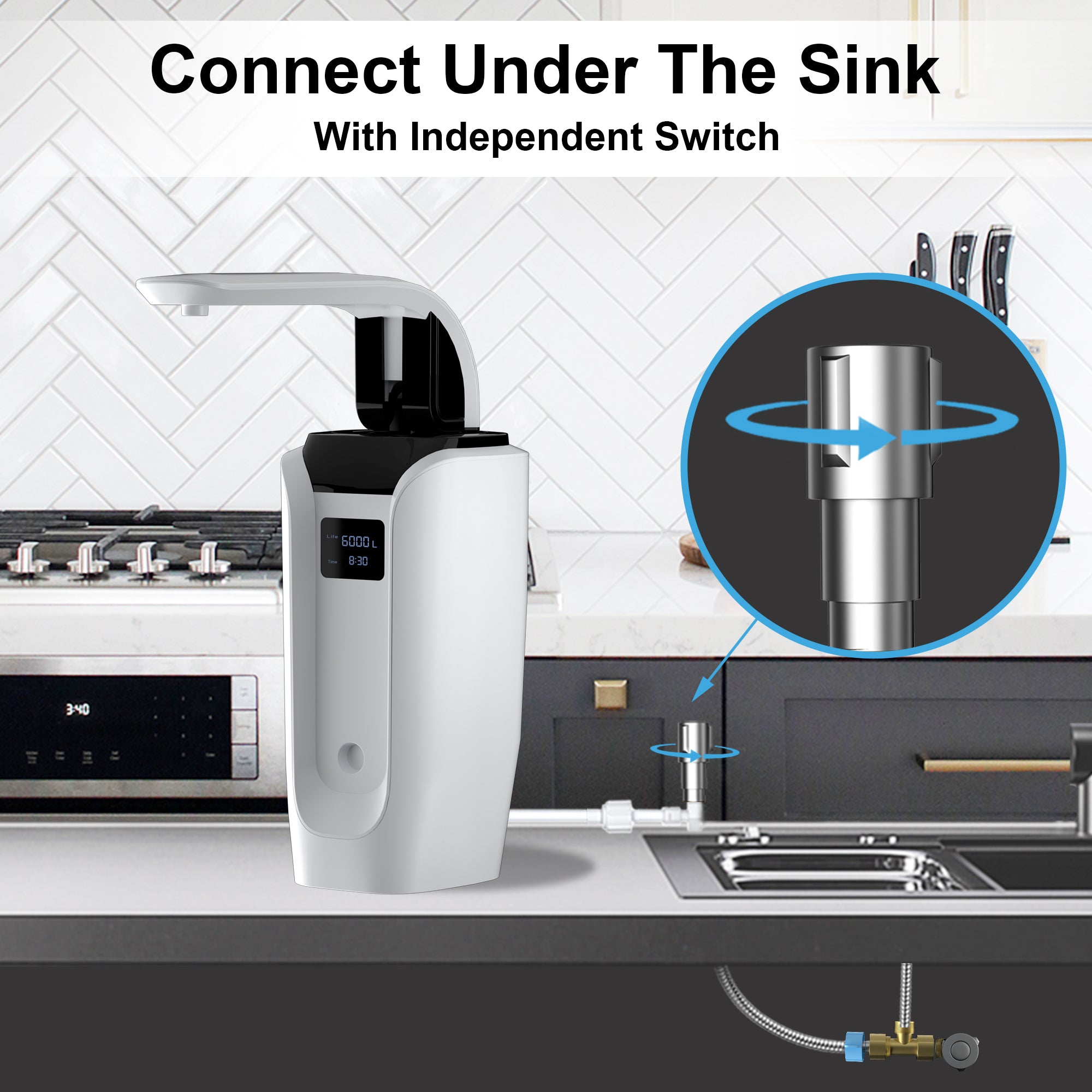 WaterFirst_Lamon Series LW-03 0.01 Ultra Filtration Countertop Water Filter
