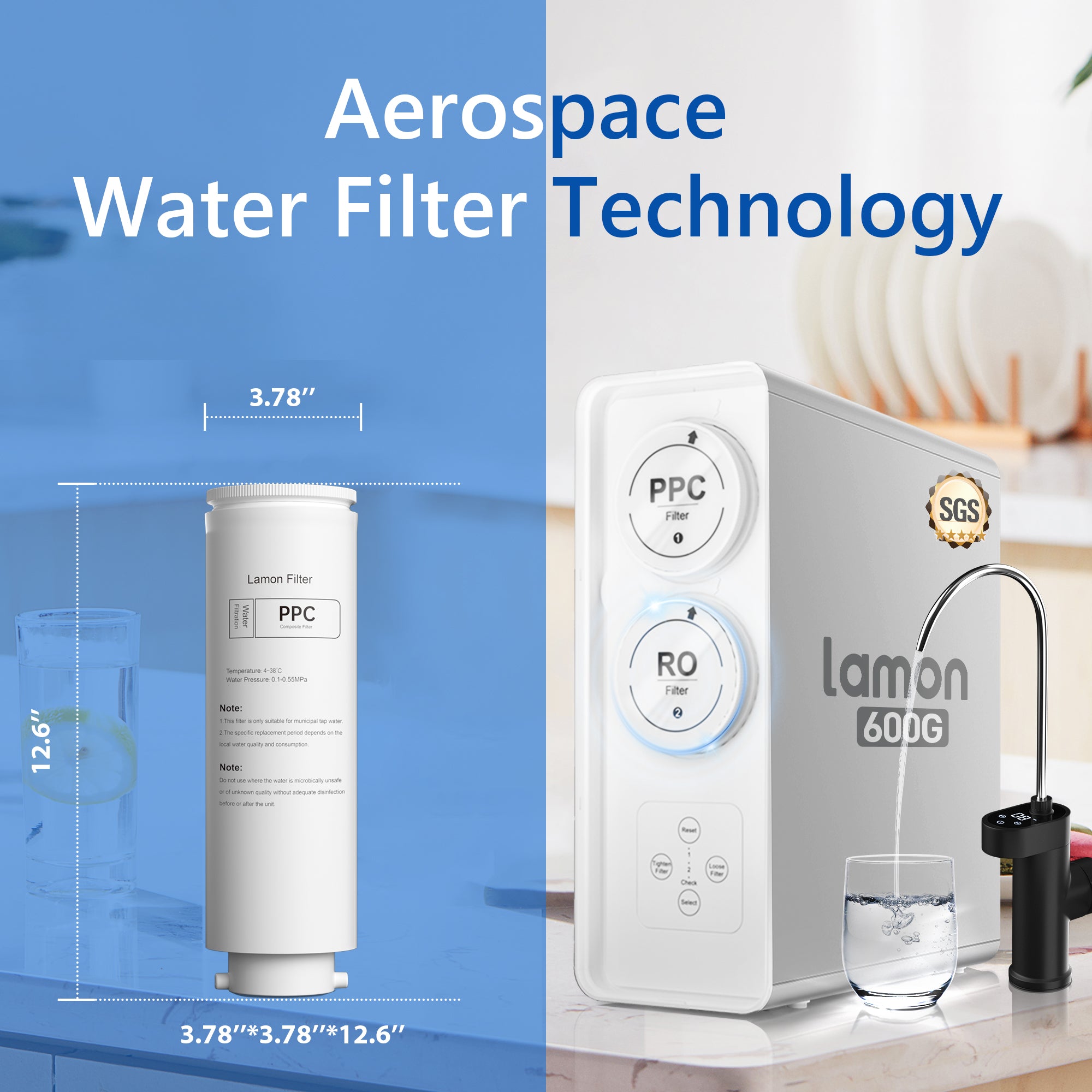 WaterFirst_Lamon Series R1PRO PPC Replacement Filter 6-12 mouths